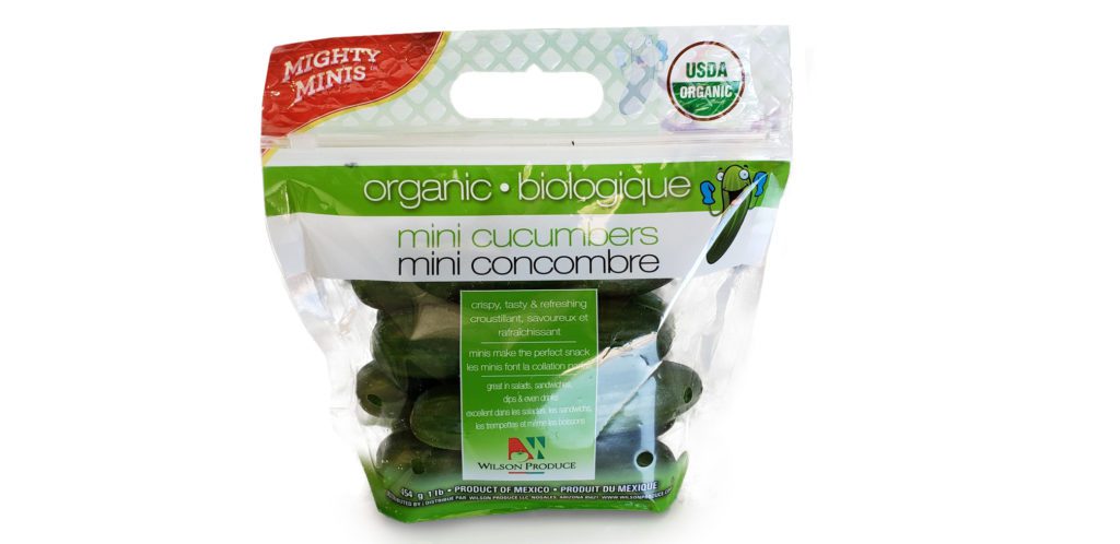 Download Cuke Bag Mockup1 - Vegetable Growers News