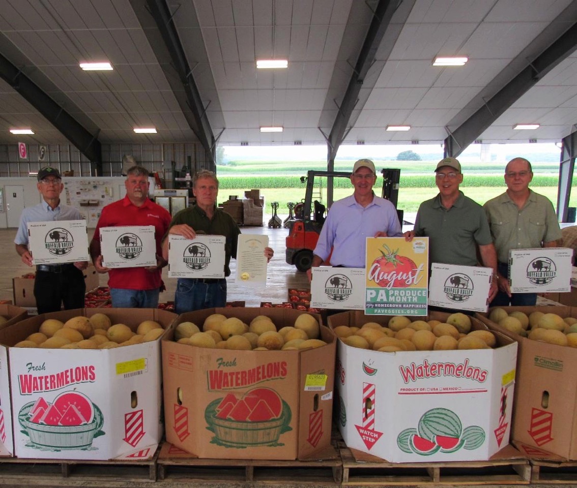 Produce Month recognized at Buffalo Valley Auction in Pennsylvania
