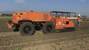 Titan tractor-mounted in-row robotic weeder