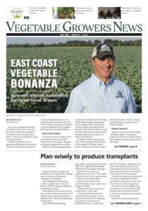 April 2022 cover of Vegetable Growers News