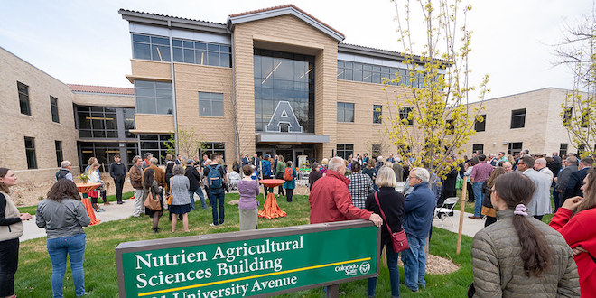outside of CSU Nutrien Ag Sciences Building