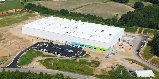 AeroFarms' facility in Danville, Virginia