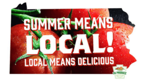 PA Pennsylvania Produce logo Summer Means Local
