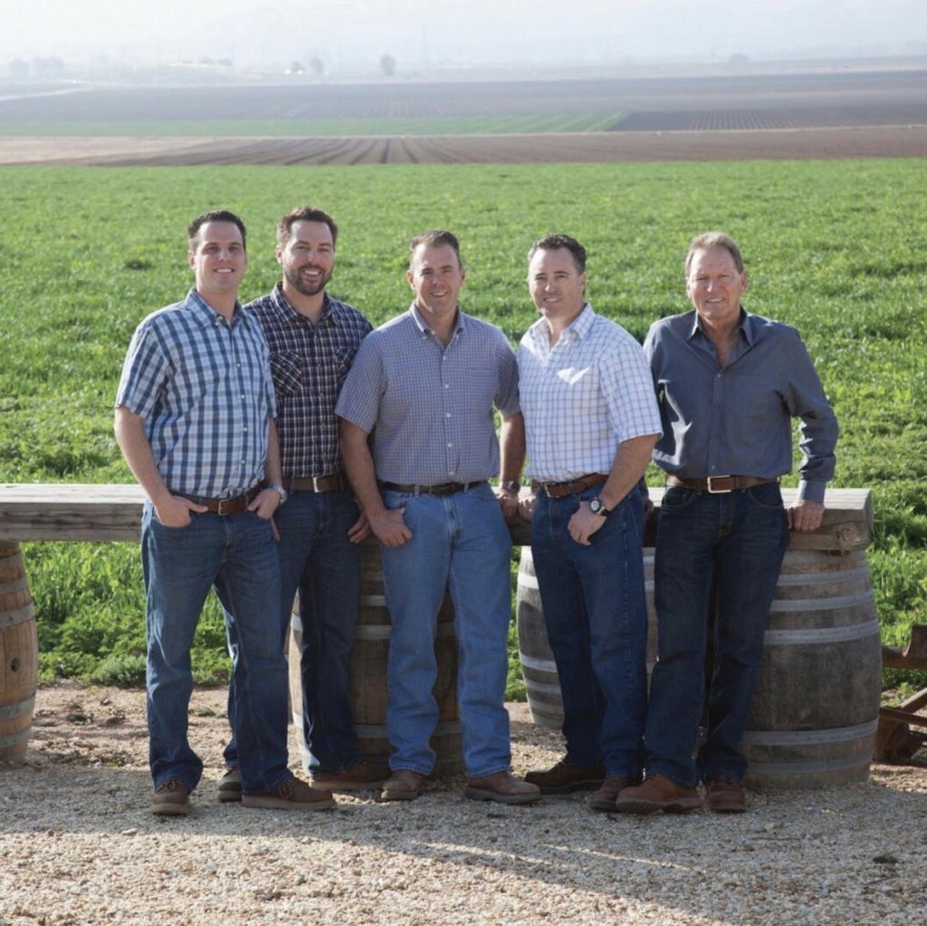 The Braga family from left to right: third generation: (Brothers) Marshall Braga and Carson Braga, (Brothers) Chris and Rod Braga and second generation Stanley Braga.