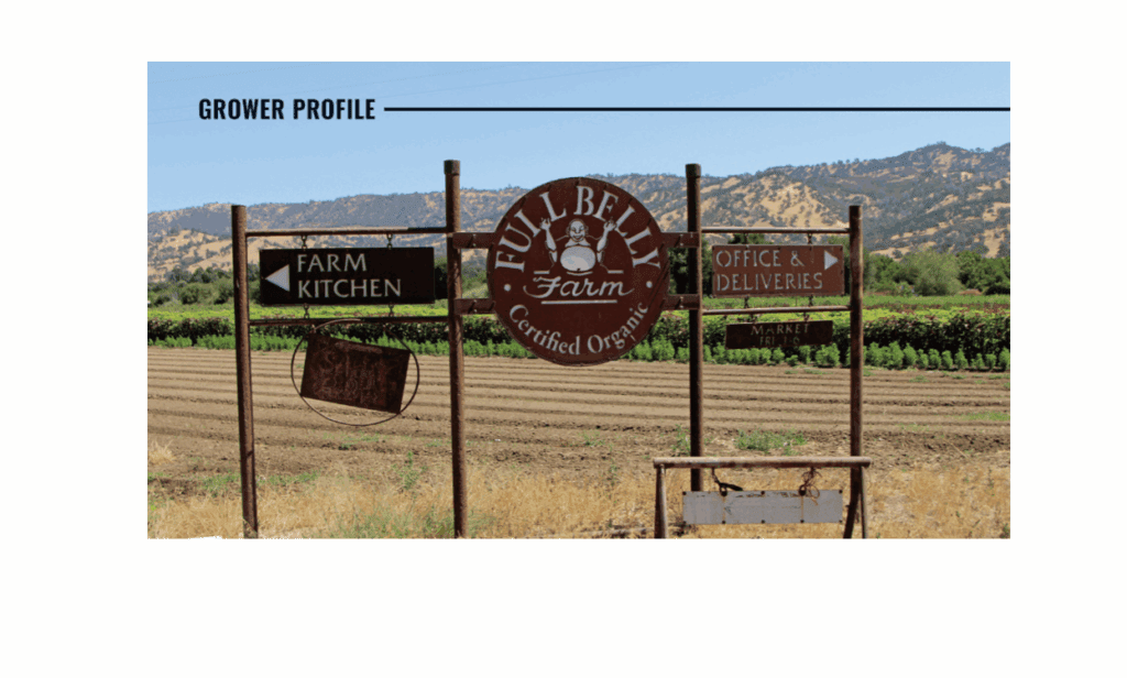 Photo of Full Belly Farm sign