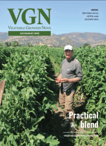 Vegetable Growers News July-August 2025 magazine cover