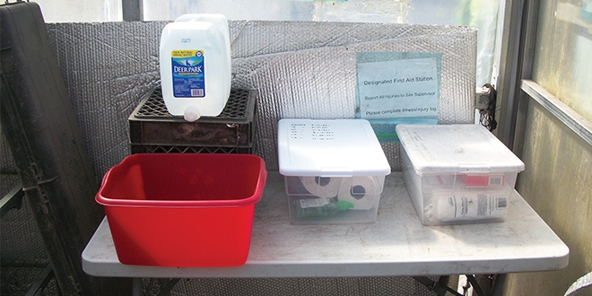 Produce handlers: wash your hands with soap and water
