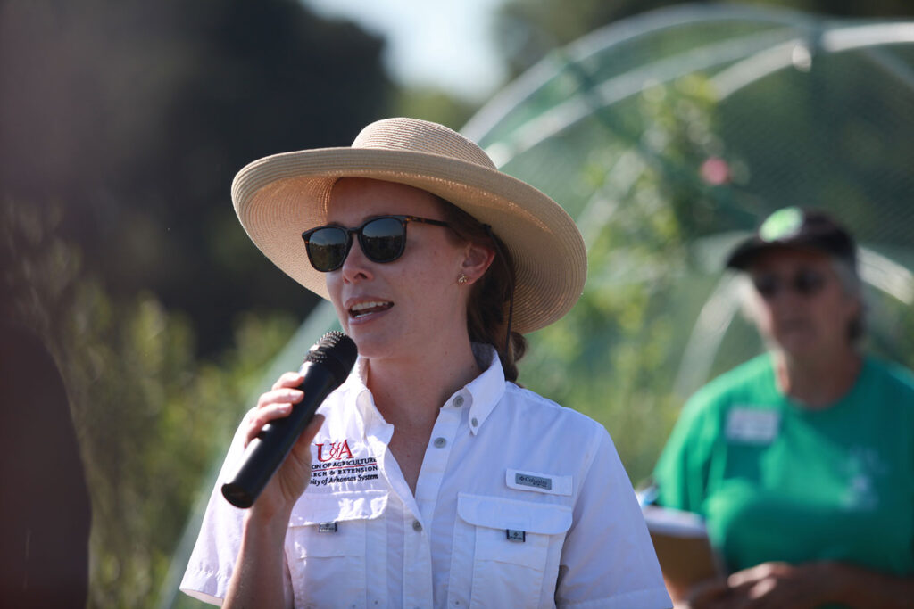 University of Arkansas crops specialist McWhirt honored with Young Minds Award