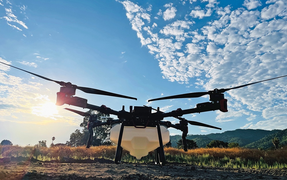 Spray drones: best practices for specialty crop use
