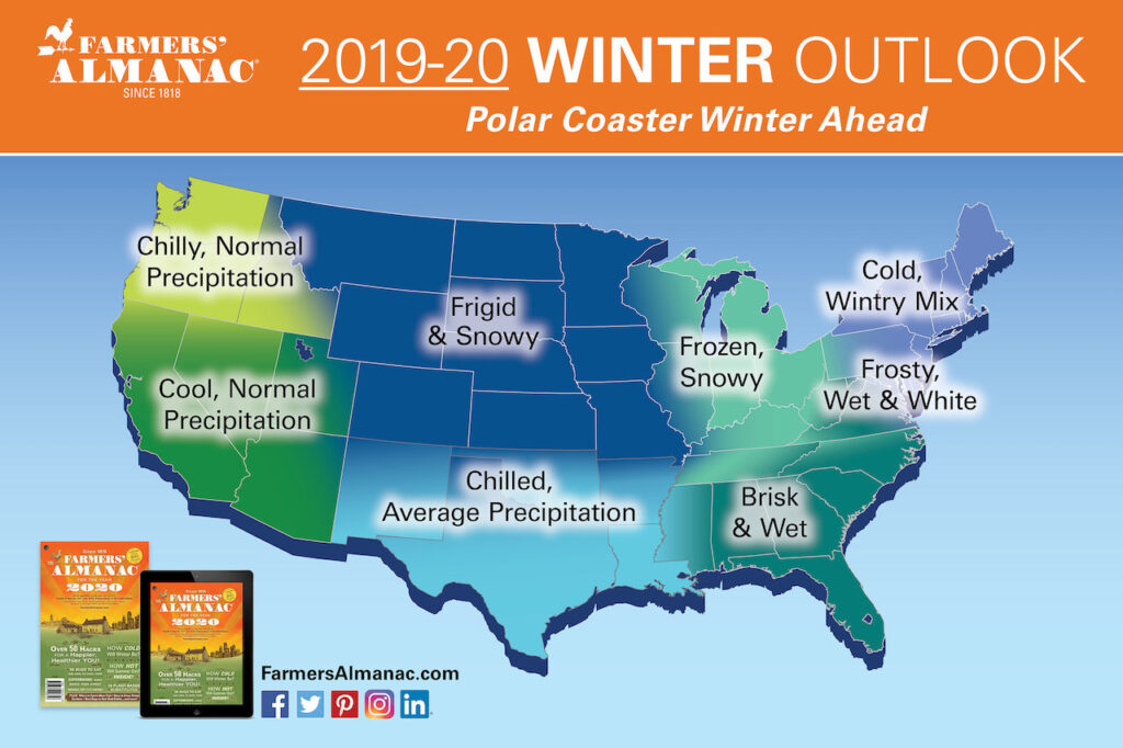 Farmers’ Almanac predicts ‘Polar Coaster’ winter