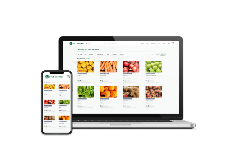Full Harvest expands online to all Grade 1 produce