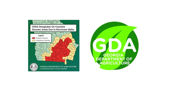USDA declares Hurricane Idalia disaster area for Georgia growers