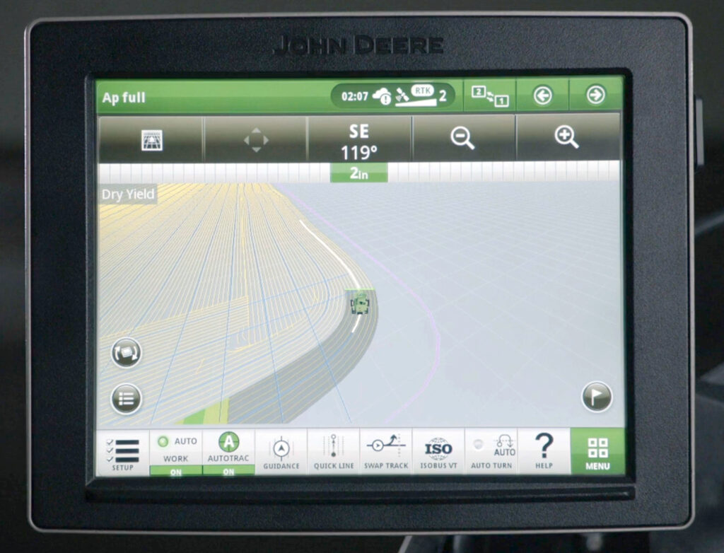 AutoPath for more accurate row guidance introduced by John Deere