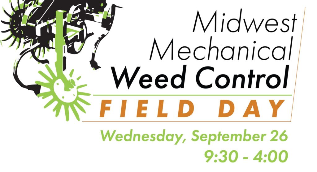Robot weeding demonstrations, expo, offered at field day