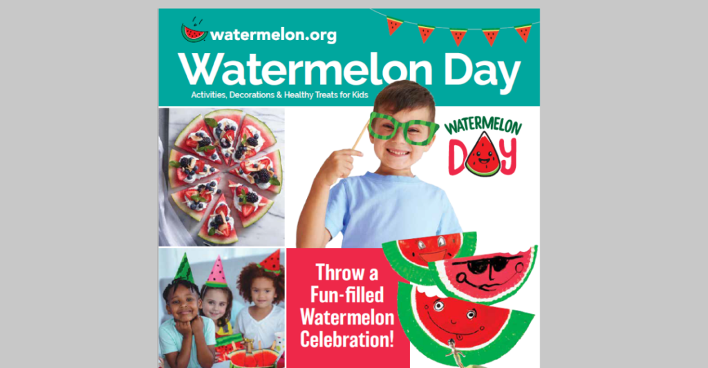 Watermelon activity guide encourages children’s healthy eating