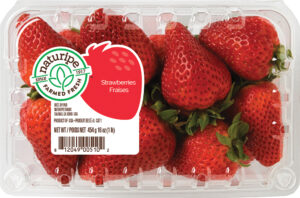 A quart of Naturipe strawberries