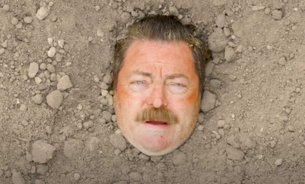 Actor Nick Offerman promoting soil, regenerative ag