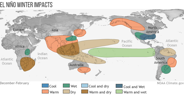 El Niño may signal dry weather for Pacific Northwest