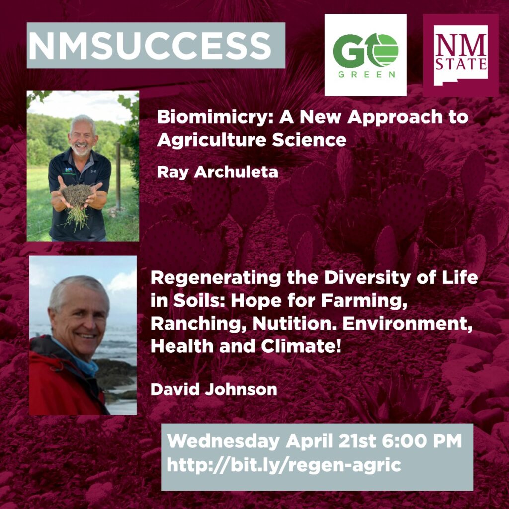 Promise of regenerative agriculture highlights climate change lecture