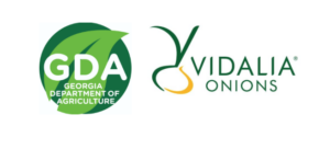 Georgia Department of Agriculture and Vidalian Onions logos.