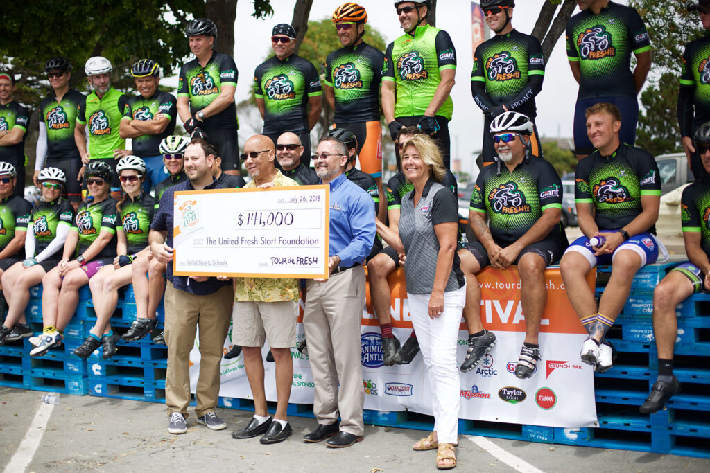 Tour de Fresh riders raise $141K for salad in schools