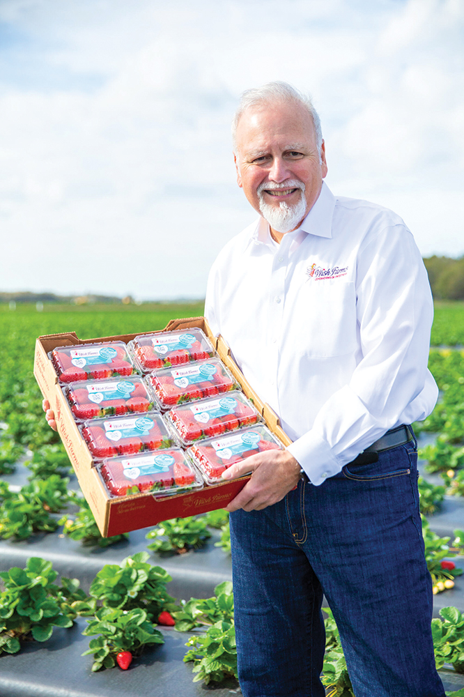Wish Farms’ Gary Wishnatzki is one of Plant City, Florida’s strawberry pioneers.