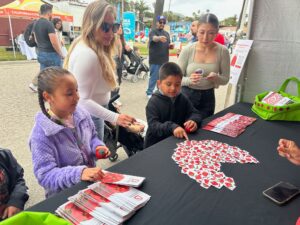 The California Strawberry Commission recently promoted the state's strawberries through an interactive booth at one of the largest U.S. strawberry festivals.