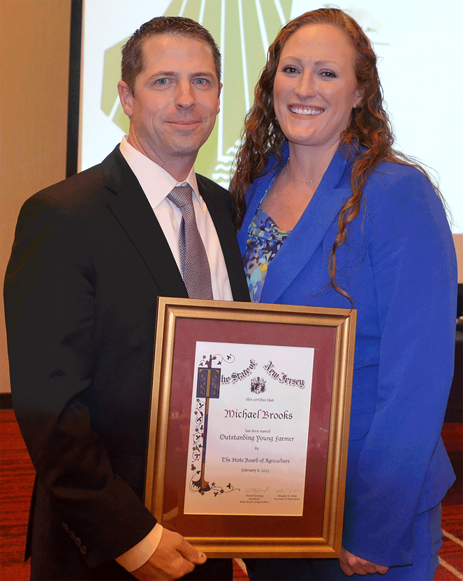 Michael Brooks named N.J. 2023 Outstanding Young Farmer